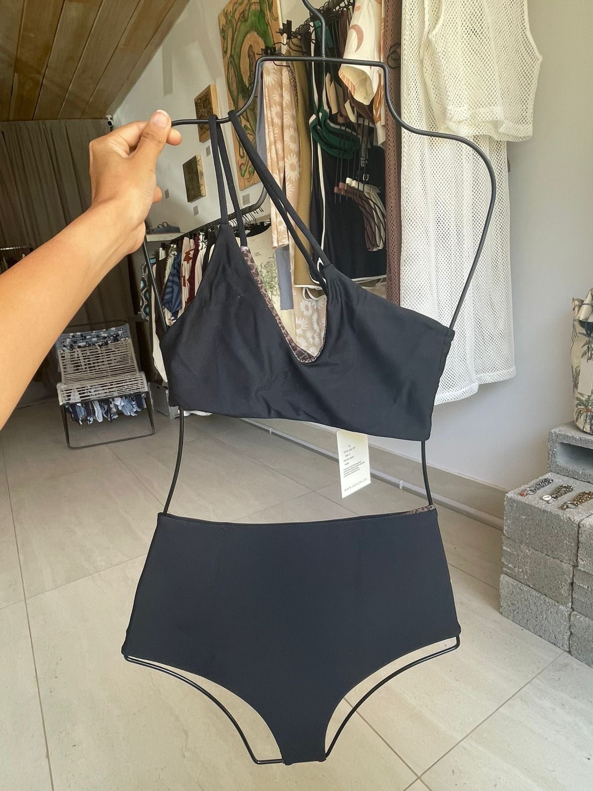 Zeal & seychelles black bikini