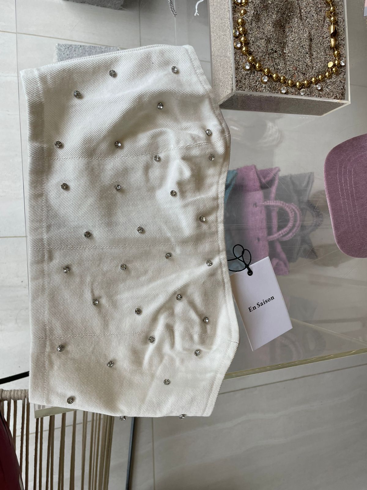 En Saison jeweled corset