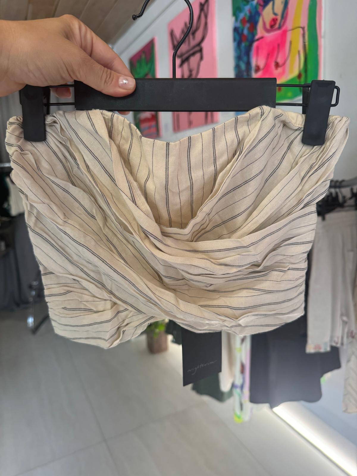 Mon renn striped top & long skirt