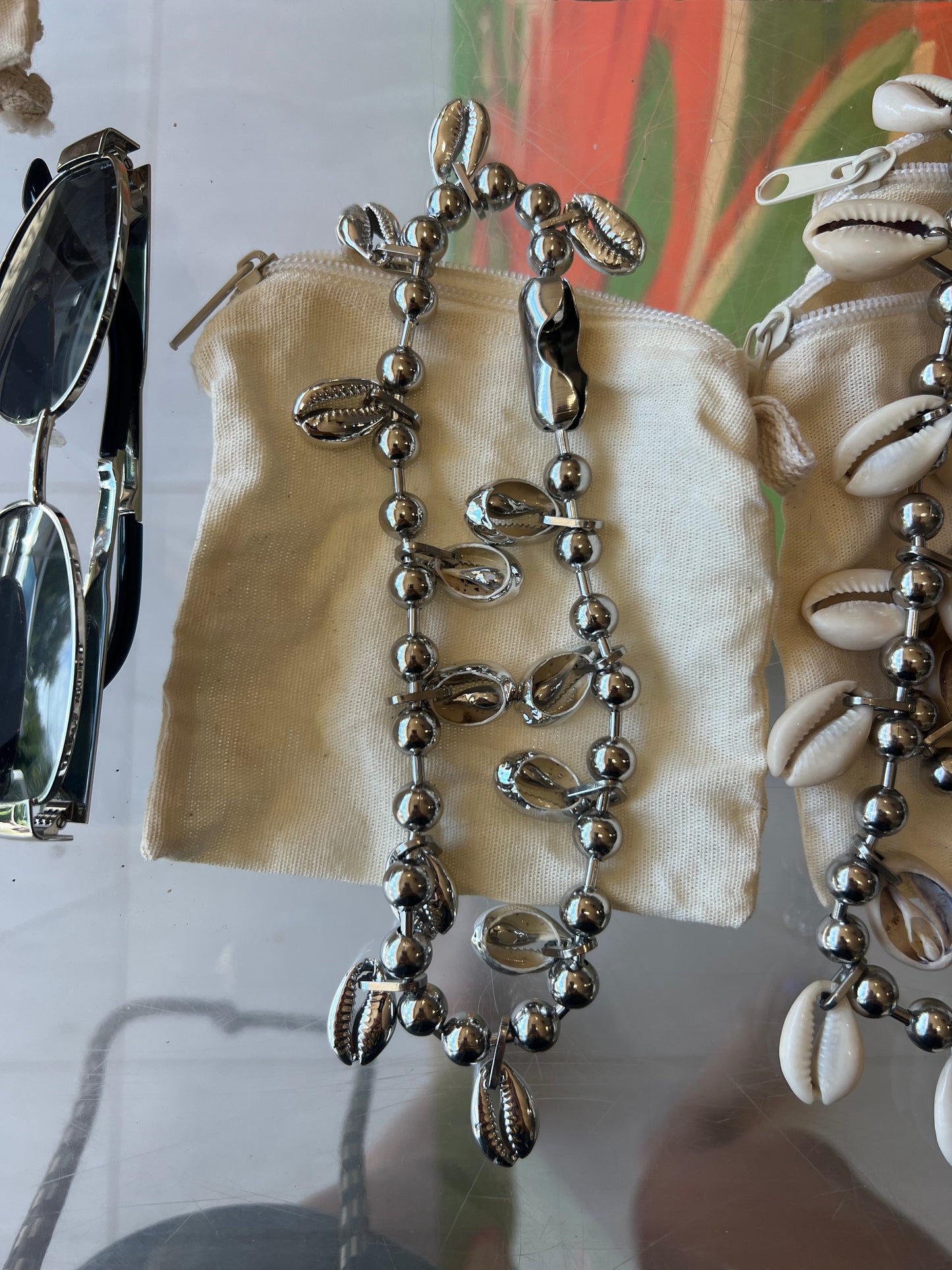 Silver Shell necklace Bradley