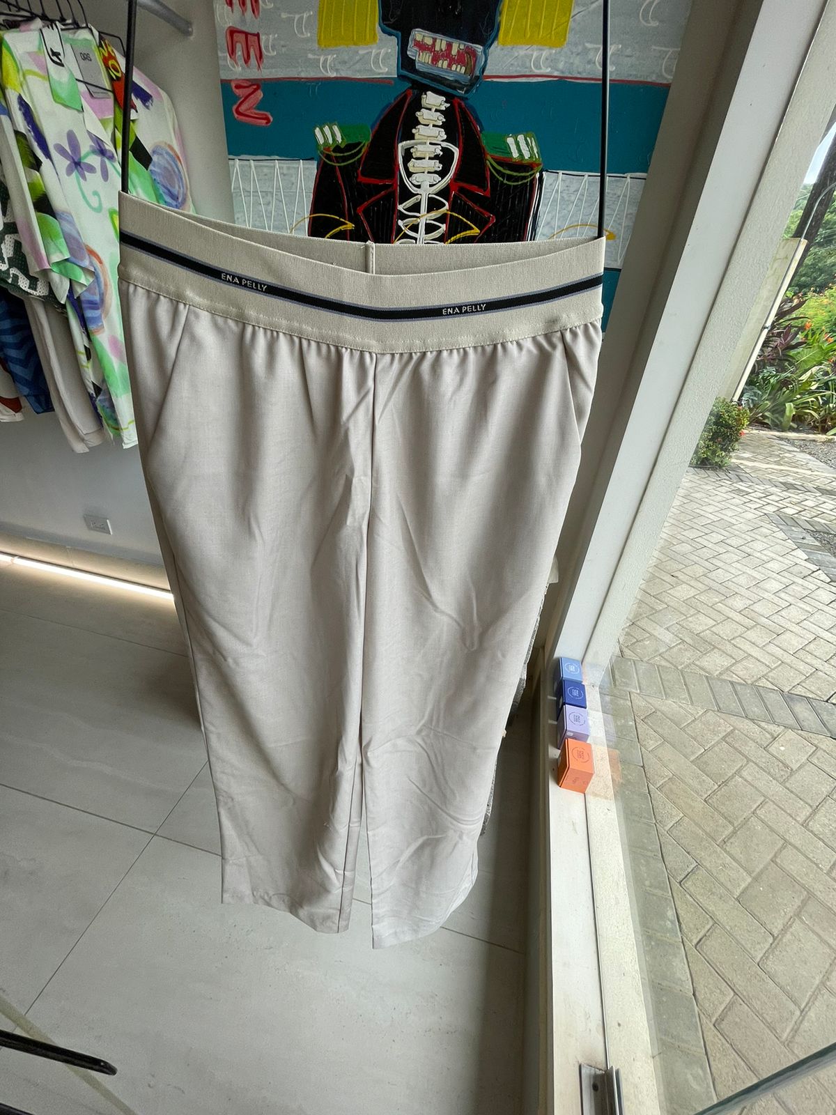 Ena pelle cream pant