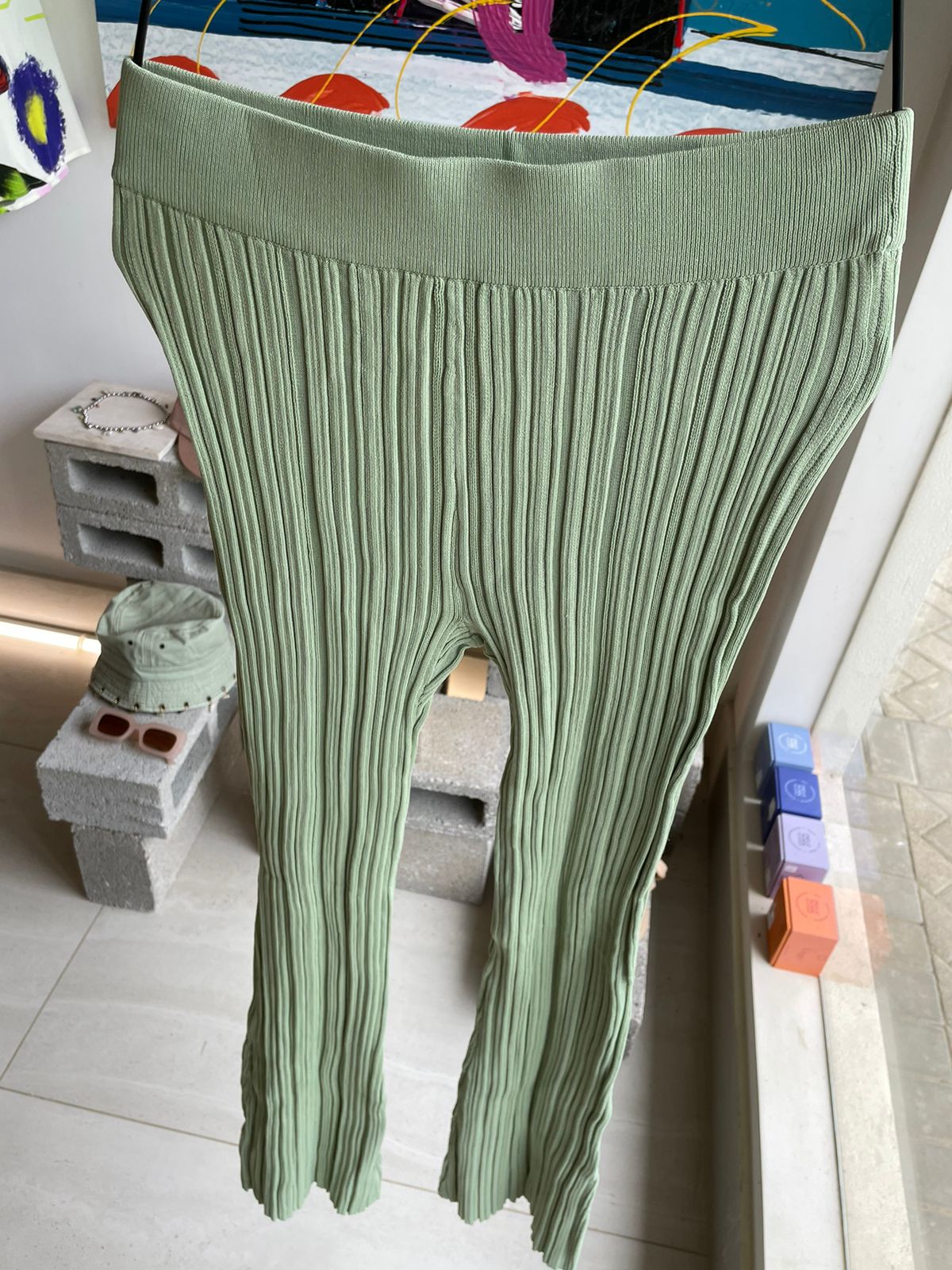 Ena pelle green pant