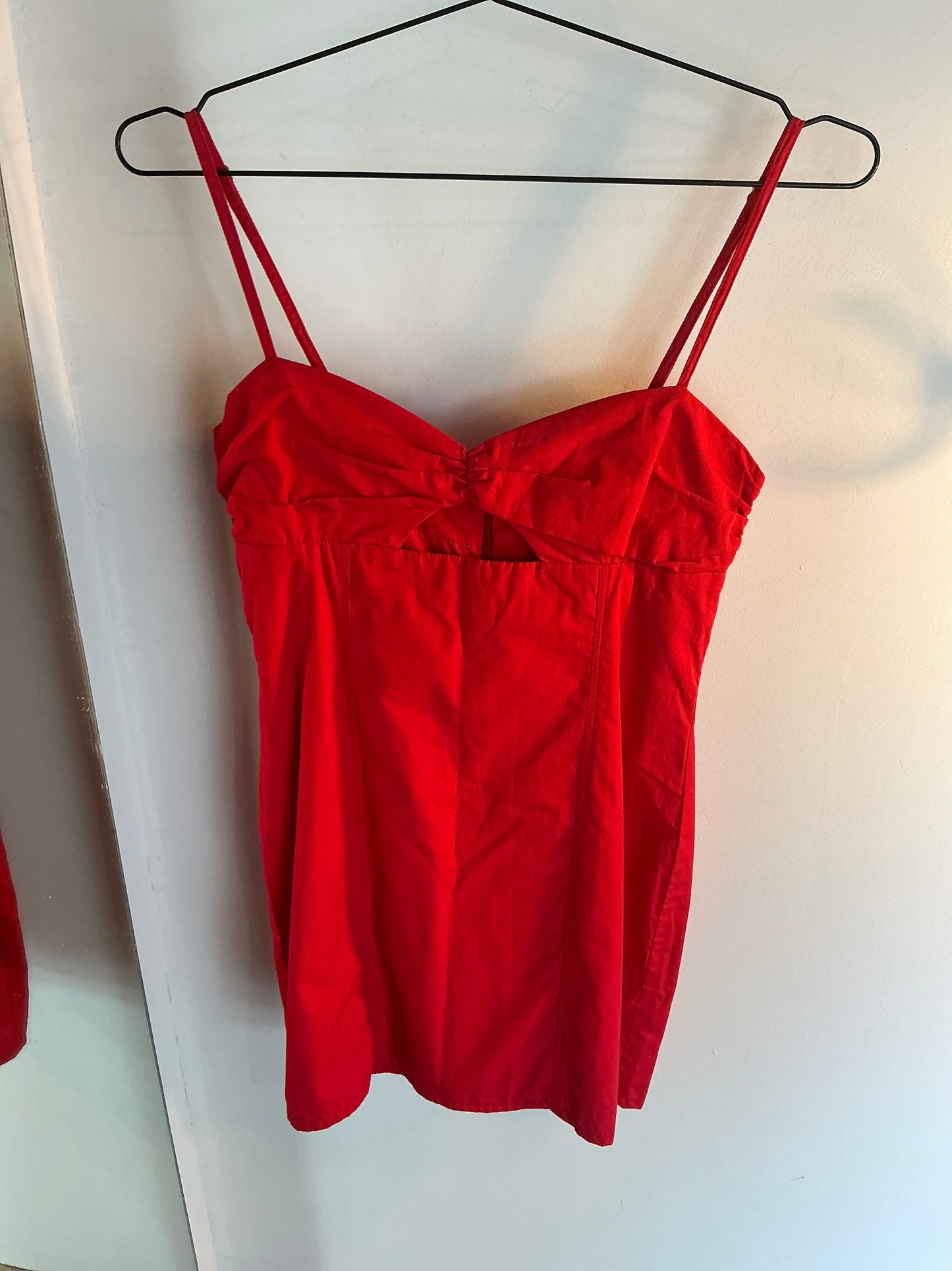 Lusana red dress
