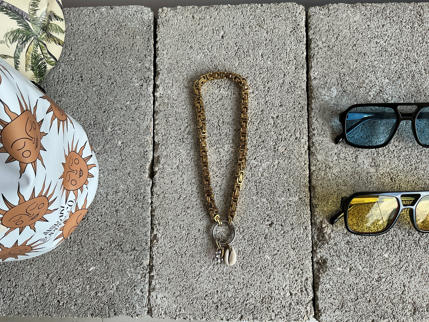 Classic bike link necklace