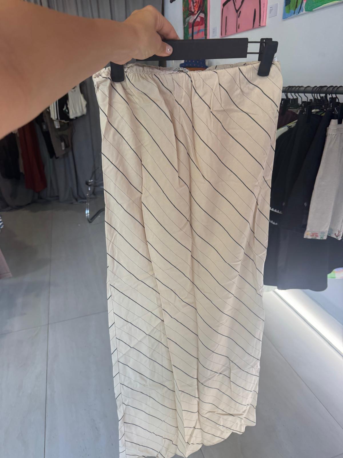 Mon renn striped top & long skirt