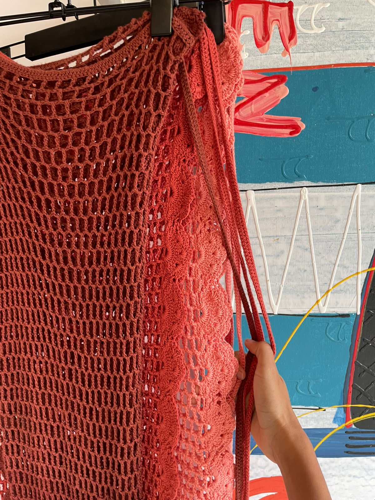 Long wrap skirt