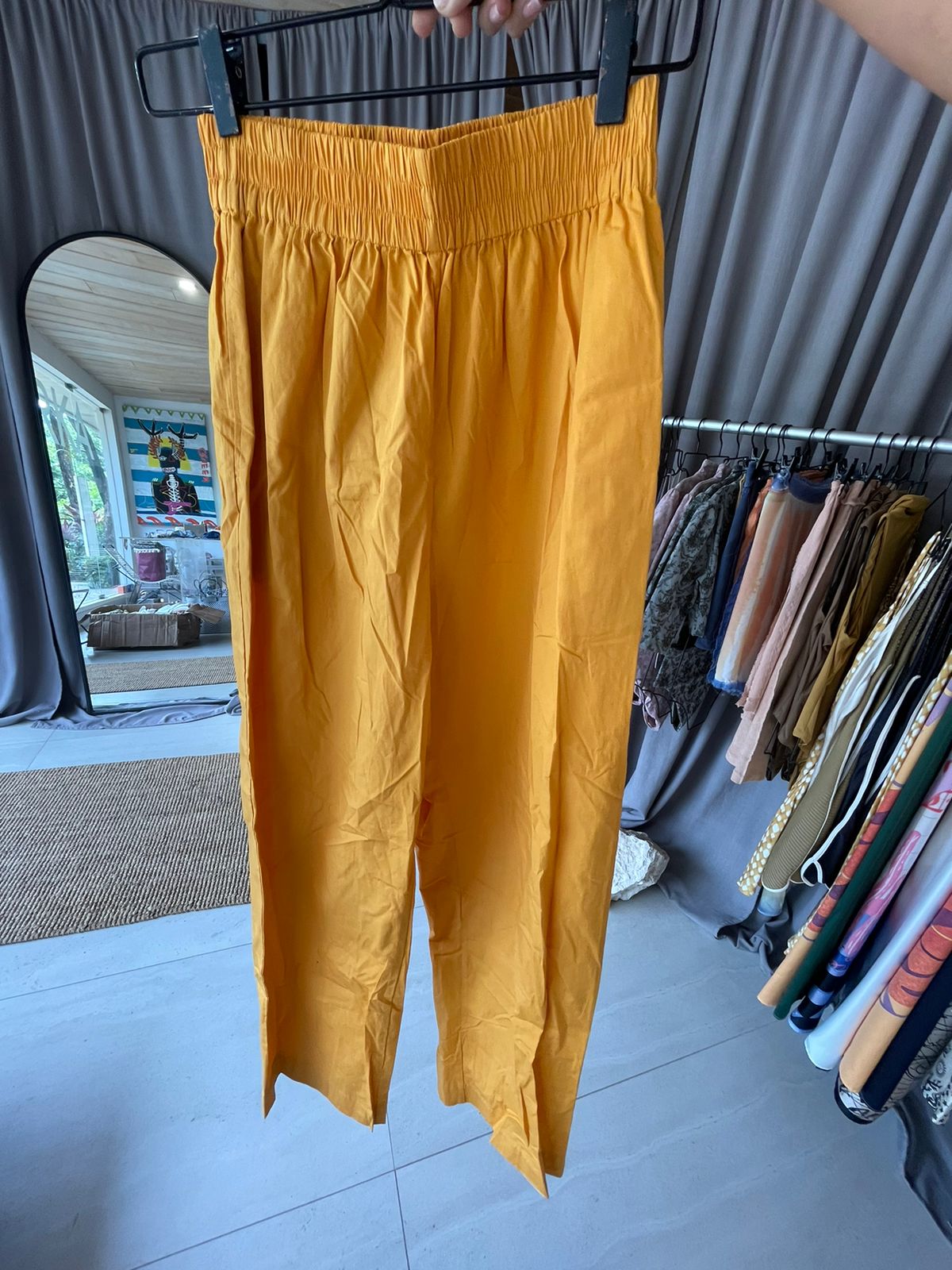 S/W/F Orange crop top & pant