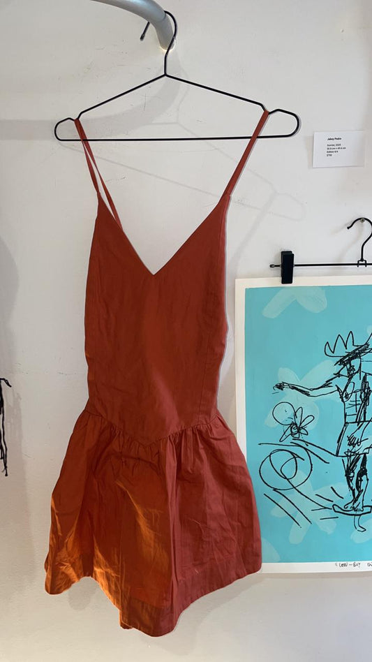 S/W/F plume mini dress