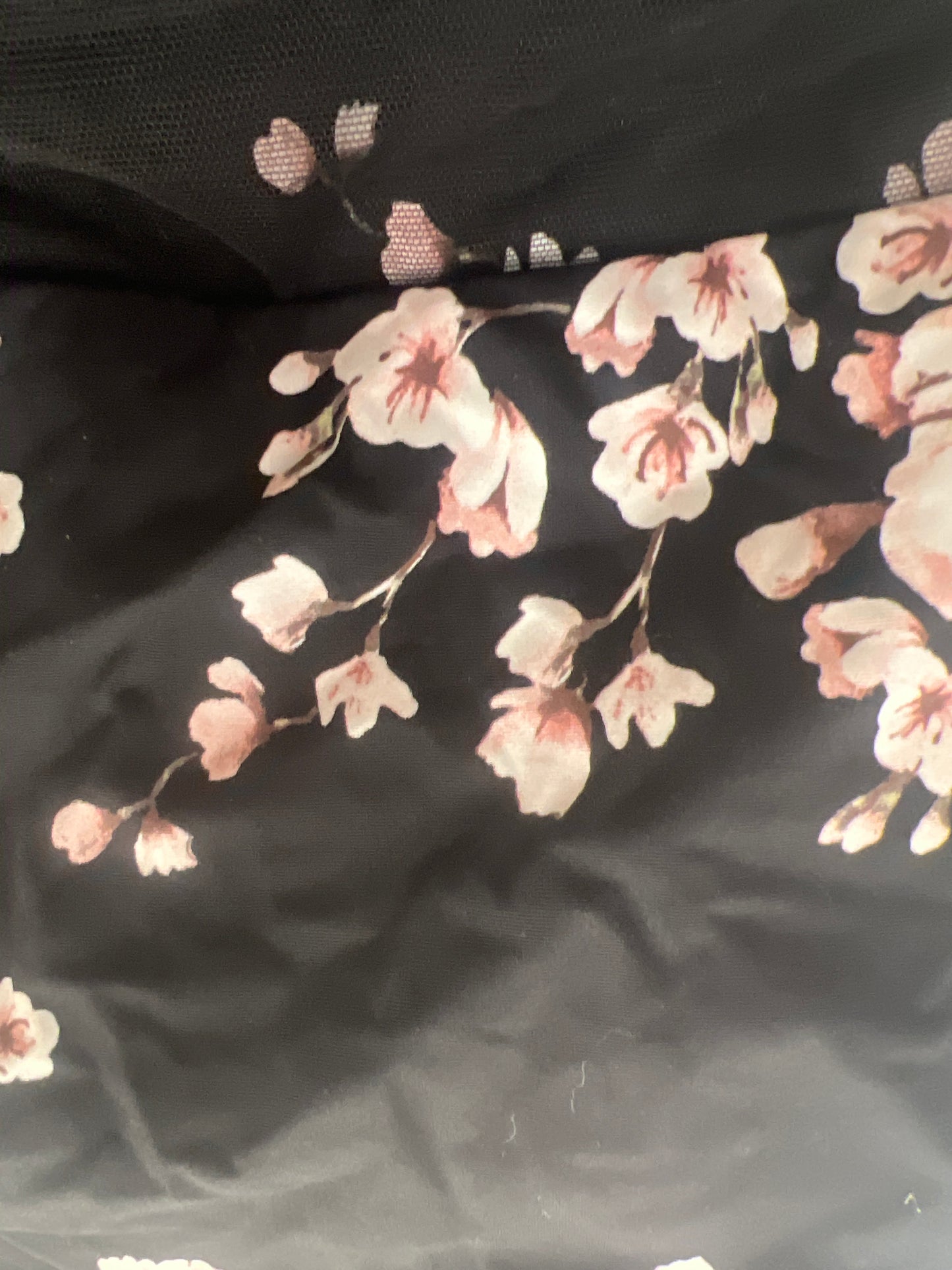 Floral - navy & pink