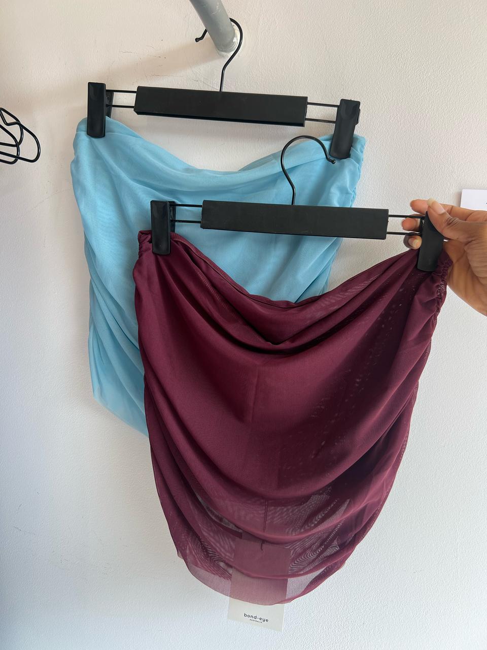 Mesh mini skirt - Claudia