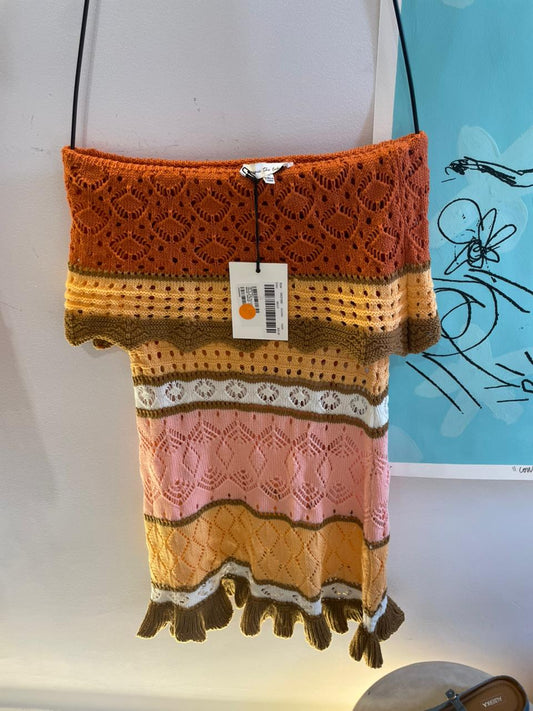Jacquie crochet mini dress