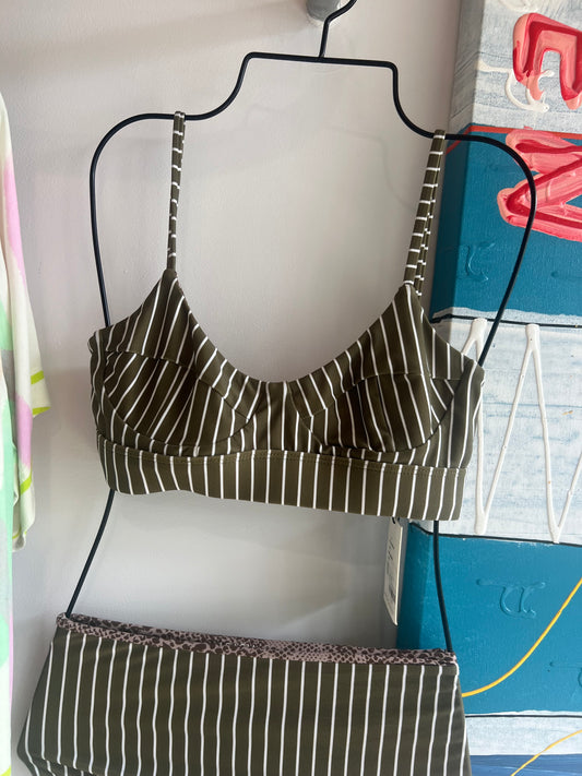 Paisley top - Hinahina (stripes)