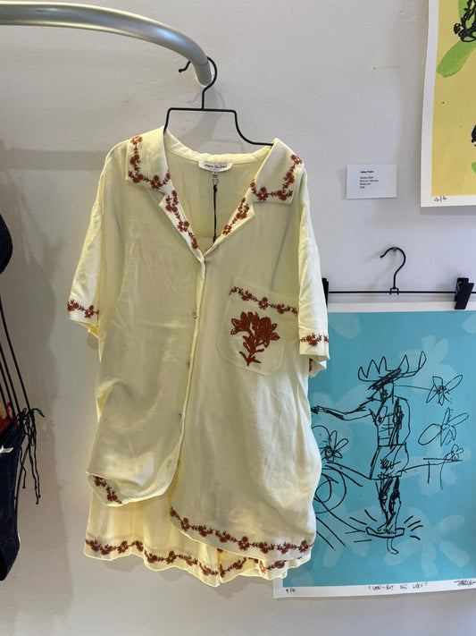 Jacquie shirt and short set