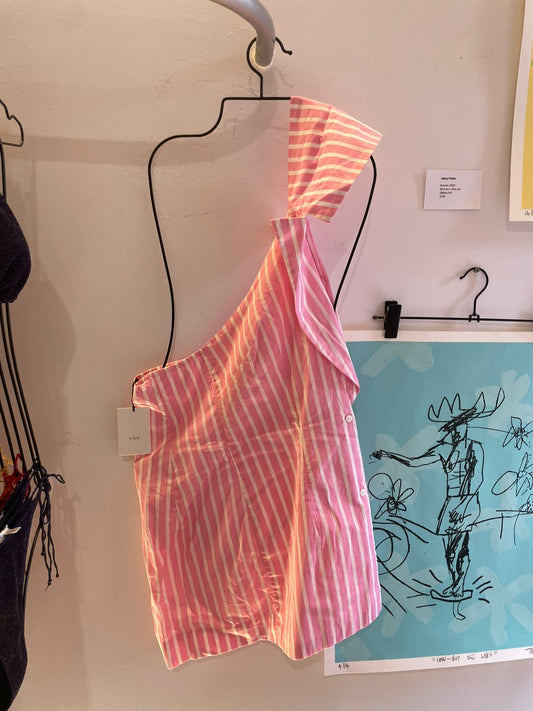 S/w/f pink striped top