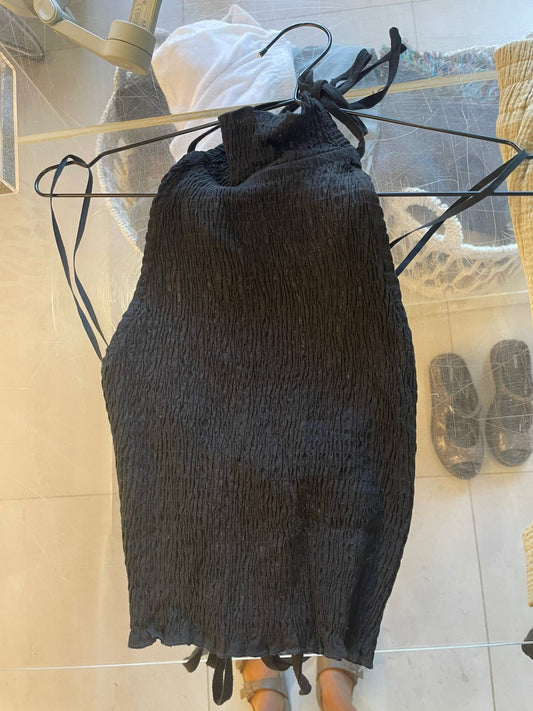 Sovere black halter top